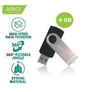 ROBOT RF104 USB 2.0 Flash Drive 4GB Rotatable U-Disk Storage - 1 Year Official Warranty By VIVAN