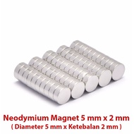Neodymium Magnet 5 mm x 2mm Super Strong Round Disc Magnets