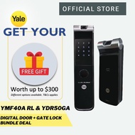 Yale YDR50GA Gate + YMF40A RL Door Digital Lock Bundle (COMES WITH FREE GIFT)