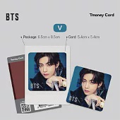 官方週邊商品 防彈少年團 BTS X T-MONEY CARD 方卡 交通卡【V】(韓國進口版)