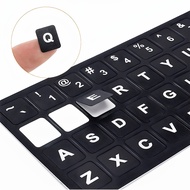 Desktop Keyboard Letter Sticker Button Sticker Keycap Single Letter Matte Texture Repair Sticker 5BS
