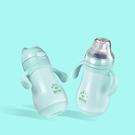 AT/🪁Baby Iinsulation Bottle Vacuum Feeding Bottle with Handle Straw Nipple Baby Male and Female Children's Thermos Mug34