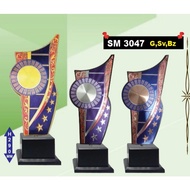 COLORFUL STAND MEDAL WITH LOGO STICKER & BASE 2B