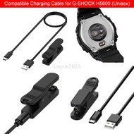 For Casios GM-H5600/DW-H5600 USB Clip Fast Charging Cable 5V Watch Plug Clip Charger Line for Home O