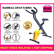 X Bike Home Fitness Exercise Cardio Bike X-Bike Basikal Senaman Lipat