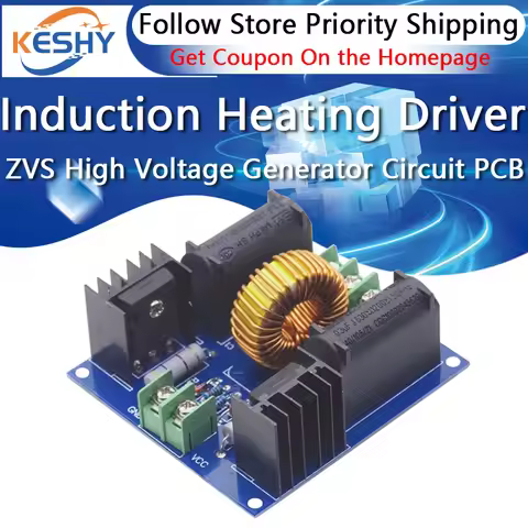 ZVS DC 12-30V 30-50KHz Induction Heating Driver Board High Voltage Generator Circuit PCB Induction H