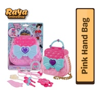 Pink Hand Bag with Complete Accessories Set with Fancy Lights,Bag,Toys for Girls,Girls Toys,Accessories,Hand Bag,Bag Girls,Bag Accessories,For Girls,Accessories for Girls,Toy Set,Light Toys,Bag Set,Toy Bag,Girls Toy Set,Accessories for Bag,Fancy Light,Toy