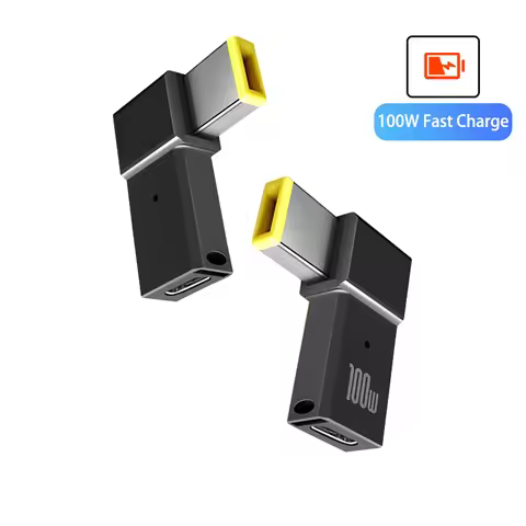 ​PD 100W USB Type C Female to DC Male Adapter for Lenovo ThinkPad USB-C Fast Charging Cable Converte
