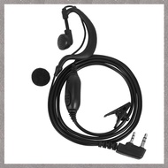 [M G L O] Security Earhanger Headset Earpiece Earphone for Kenwood Radio Black