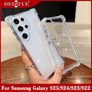 Transparent Case for Samsung Galaxy S25 case S25 Plus case S25 Ultra case เคส ที่มีความยืดหยุ่น S24 