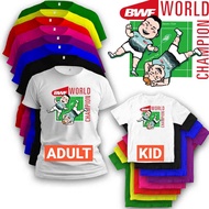 Aaron Chia Soh Wooi Yik Badminton Baju T Shirt Lelaki Baby Boy Tshirt Cotton Premium Newbor