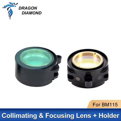 Raytools BM115 Focus Lens Collimator Lens with Holder D37 F100 F150 F200mm for Raytools BM115 Laser 