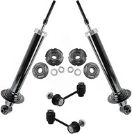 TRQ Rear Suspension Kit Shock Absorber Sway Bar Stabilizer Link Compatible with 2006-2013 Lexus IS25