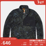 添柏岚（Timberland）官方男装摇粒绒抓绒衫外套新户外保暖|A6KES A6KESDX0/迷彩山脉满印 L