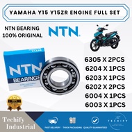 YAMAHA Y15 Y15ZR FZ150 NTN ENGINE BEARING SET X 8PCS 100% ORIGINAL 6003 6004 6202 6203 6204 6305