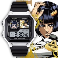[Watch] JOJO's Bizarre Adventure Bugatti Giorno Junior High School Student Party Luminous Chronograp