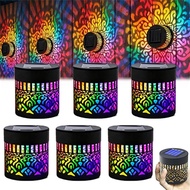 MandalaProjectionLight,Seven-ColorChangingSolarMandalaProjectionWallLight,OutdoorGardenFenceProjecto