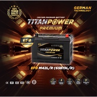 Titanpower Premium EFB M42L/R  (65B19L/R) car battery