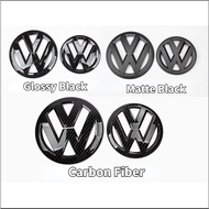 【Ready Stock】2pcs Car Front Grill Badges Rear Trunk Emblem Lid Covers Logo Sticker For VW POLO Sagit