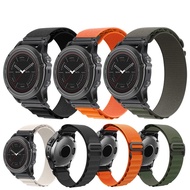 22 26mm for Garmin Alpine Nylon Strap 5Plus 6Pro 7 Quickfit Wristband Replaceable Watch Band Fenix7X/5X/5XPlus/6X/6XPro Bracelet