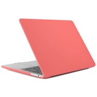 全城熱賣 - 筆記本電腦磨砂風格保護殼 適用於MacBook Air 13.3 inch A1932 (2018) & A2179 (2020) & A2337 (顏色：珊瑚紅)