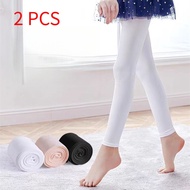 Spring and summer thin velvet children's leggings tights high elastic girl's 9-point dance tights 9-