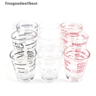 FBSG Thickened glass cup Graduated glass measuring cup shot glass ounce espresso cup .