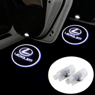 2pcs Lexus Car Door Welcome Light Logo Projector IS250 RX300 GS300 IS300 RX330 GX470 RX 350 LX470 ES