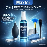 Screen Cleaner 7 in 1 For TV Cellphone Laptop LCD, Camera Lens Cleaner Computer Cleaning Kit 60ML