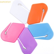 SUPERTOY 1Pc Plastic Mini Letter  Mail Envelope Opener Safety Paper Guarded Cutter HOT