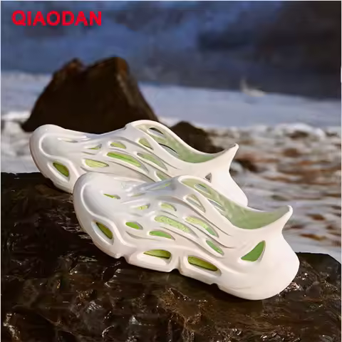 QIAODAN Men's Sandal 2023 Summer New Anti-Slippery Soft Bottom Shock-Absorbant Encapsulated Balanced