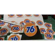 76 lubricant waterproof sticker high quality mini size 5cm