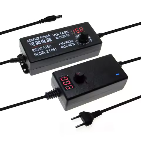 Adjustable AC To DC Power Supply 3V 5V 6V 9V 12V 15V 18V 24V 1A 2A 5A Power Supply Adapter Universal