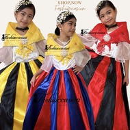 Maria Clara Inspired Filipiniana Costume for Kids - Buwan Ng Wika