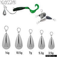 SIMULR Fishing Sinkers Sports 3.5/5.3/7/10.5/14g Additional Weight Fishing Tools Outdoors Quick Rele