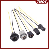 TMOY 2PCS T10 T13 T15 Soft Bulb Holder Adapters Cable LED Bulb Connector Soet Wedge Base Light Bulb 