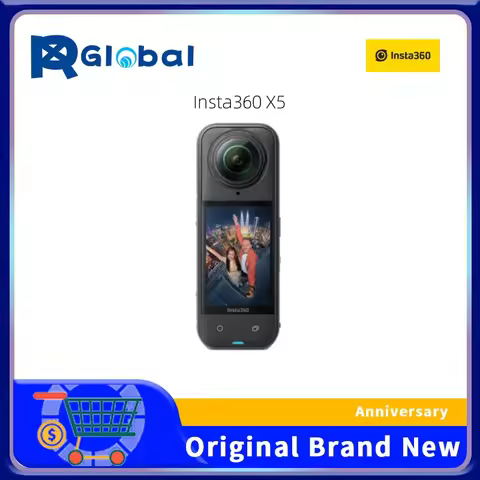Insta360 X5 - Waterproof 8K 360° Action Camera, Invisible Selfie Stick Effect,Triple AI Chip Design,