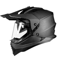 djoumgDouble Visors Dirt Bike Helmet Modular Full Face Motorcycle Four Seasons Helmet Dual Lens Motorbike Helmet for Man Women