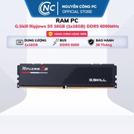RAM G.Skill Ripjaws S5 16GB (1x16GB) DDR5 6000MHz -