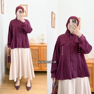 AURELI RAYON TWILL BLOUSE blouse women