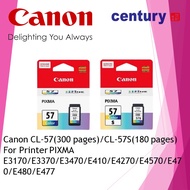 Canon CL-57/CL-57S Color Ink Cartridge For Printer PIXMA E3170/E3370/E3470/E410/E4270/E4570/E470/E480/E477