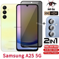 Samsung A25 5G Private Tempered Glass Anti-Spy Full Cover Screen Protector Anti Peek Privacy Film Fo