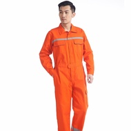 PPE Safety Cover All Suit Heavy Duty Reflector Labor Mechanic Work Unisex Wear Suits