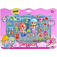 Pinypon ตุ๊กตานางเงือกน้อย Sirenitas Pack of 6 Figures แพ็ค 6 ชิ้น ของแท้