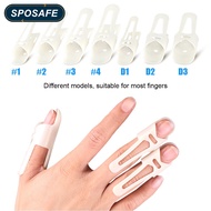 SPOSAFE 1PCS Finger Splints Mallet Finger Brace Plastic Finger sleeve Finger Support, Finger Immobil
