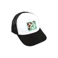 Unik MTV thanksinsomnia Trucker Hat Leopard Logo White Black Limited