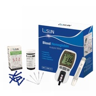 Home Hemoglobin Test Kit Hemoglobin Meter Anemia Monitor Analyzer  Meter Includes  Test Strips