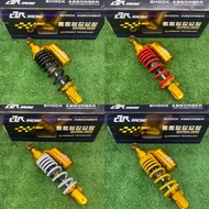 ✿✑☈CZR RACING REAR SHOCK GOLD RED BLACK SERIES FOR MIO SPORTY MIO I 125 / SOUL I 125 / 300MM