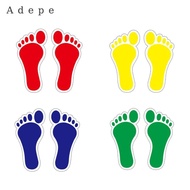[Adepe] Kids Floor Decals for Directional Footprint Stickers in Classrooms And Play Areas
