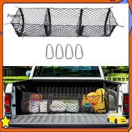 [Fx] Cargo Organizer Mesh Pickup Truck Cargo Net Universal Pickup Truck Trunk Cargo Net with Mountin